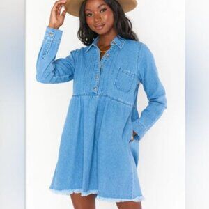 Show Me Your Mumu Louisiana Denim Dress size medium
